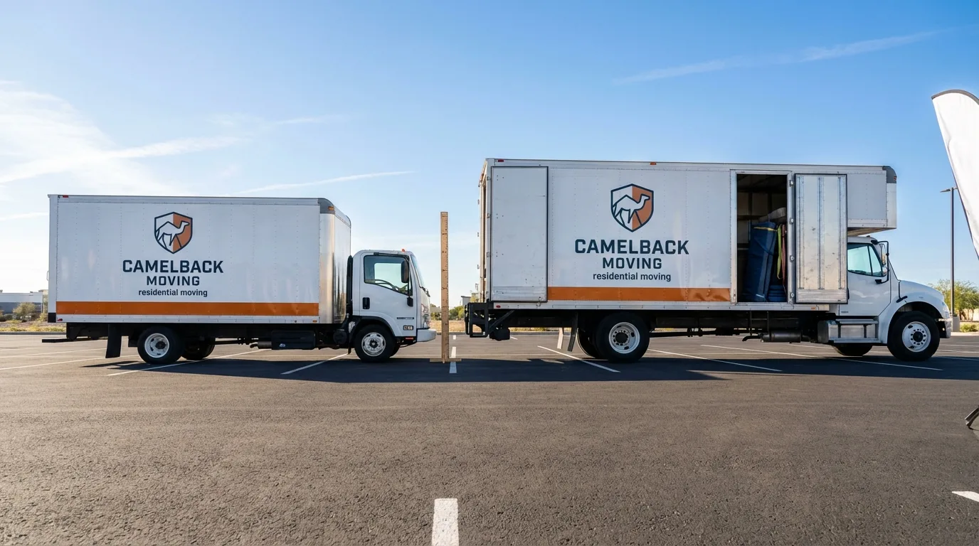 Moving truck size capacity guide in Iowa Falls